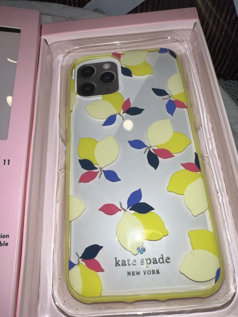 kate spade Yellow Floral iPhone 11 Pro Case with Multicolor Petals